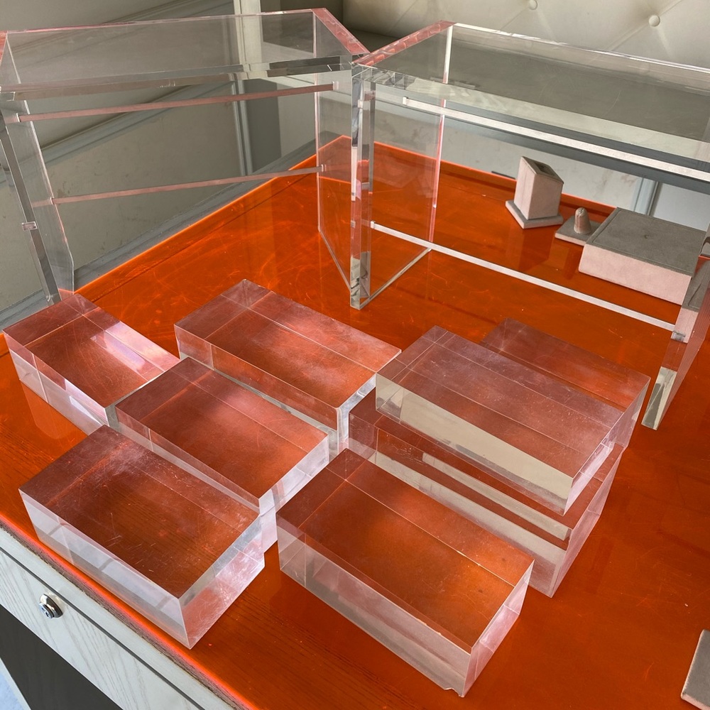 Acrylic display cubes $20